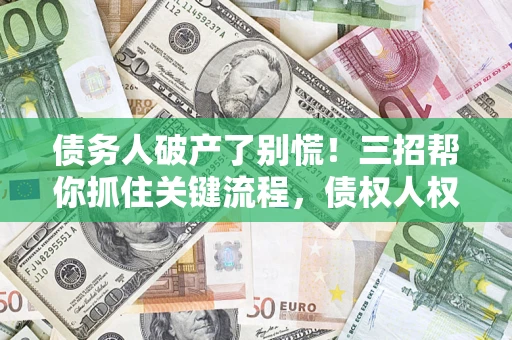 武汉债务人破产了别慌！三招帮你抓住关键流程，债权人权益不再缩水