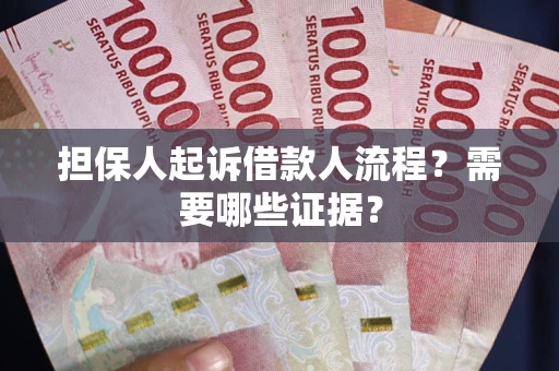 武汉担保人起诉借款人流程？需要哪些证据？